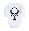 Детский боди Logo Punisher Белый фото