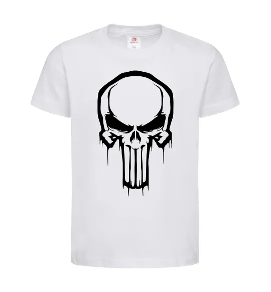 Дитяча футболка Logo Punisher Білий фото
