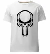 Чоловіча преміум футболка Logo Punisher Білий фото
