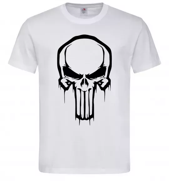 Мужская футболка Logo Punisher Белый фото