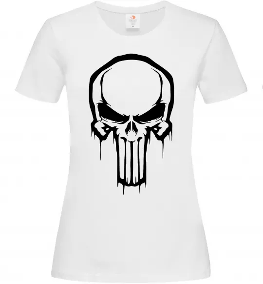 Женская футболка Logo Punisher Белый фото