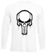Лонгслив Logo Punisher Белый фото