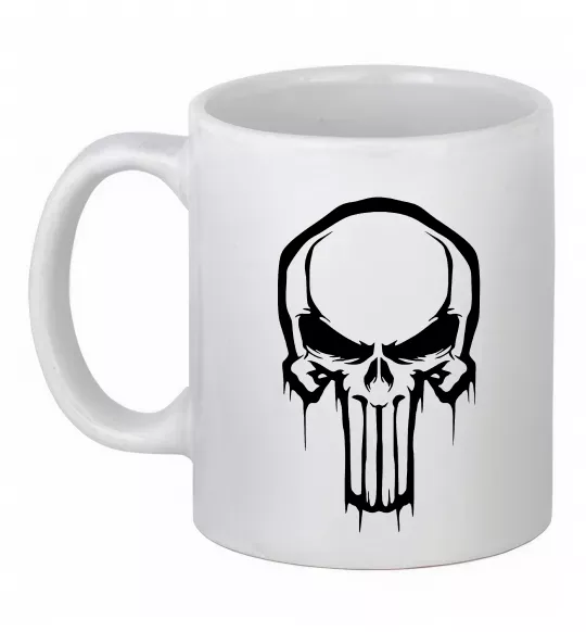 Чашка керамічна Logo Punisher Білий фото