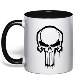 Чашка з кольоровою ручкою Logo Punisher