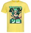 Мужская футболка One piece Зоро Лимонный фото