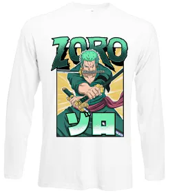 Лонгслів One piece Зоро Білий фото