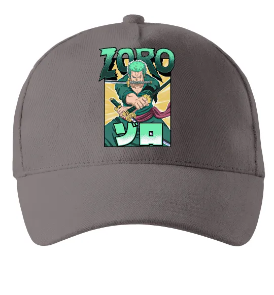 Кепка One piece Зоро Сірий фото