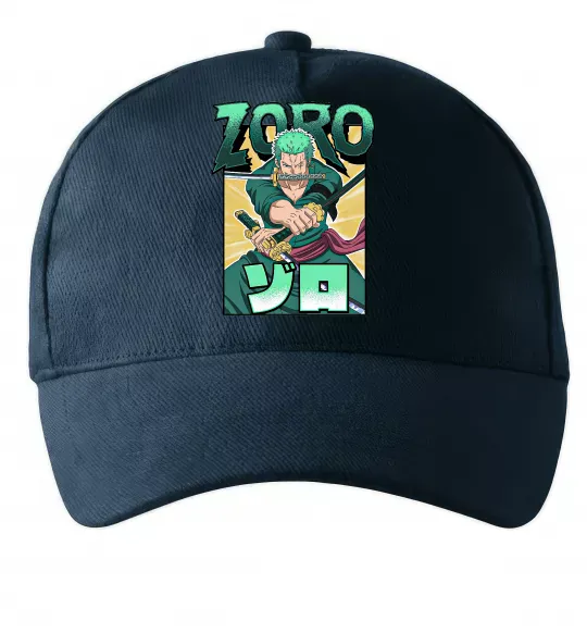 Кепка One piece Зоро Темно-синій фото