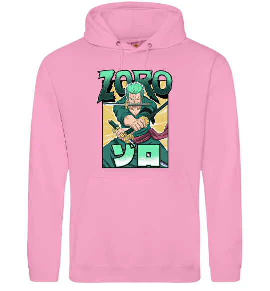 Жіноча толстовка (худі) One piece Зоро Рожевий фото