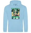 Жіноча толстовка (худі) One piece Зоро Блакитний фото