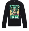 Детский Свитшот One piece Зоро Черный фото