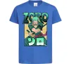 Дитяча футболка One piece Зоро Яскраво-синій фото