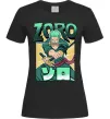 Женская футболка One piece Зоро Черный фото