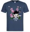 Чоловіча футболка Zoro sakura Темно-синій фото