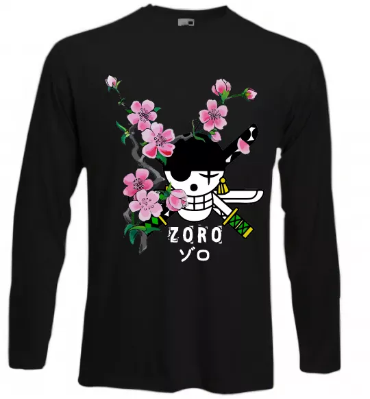 Лонгслив Zoro sakura Черный фото