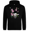 Мужская толстовка (худи) Zoro sakura Черный фото