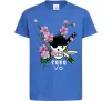 Детская футболка Zoro sakura Ярко-синий фото