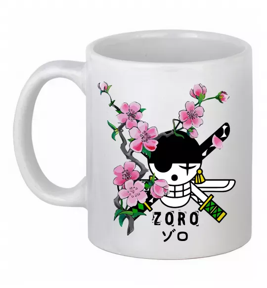 Чашка керамічна Zoro sakura Білий фото