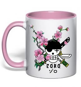 Чашка с цветной ручкой Zoro sakura