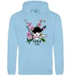 Жіноча толстовка (худі) Zoro sakura Блакитний фото