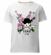Чоловіча преміум футболка Zoro sakura Білий фото