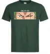 Мужская футболка Zoro eyes Темно-зеленый фото