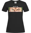 Женская футболка Zoro eyes Черный фото