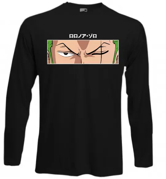 Лонгслів Zoro eyes Чорний фото