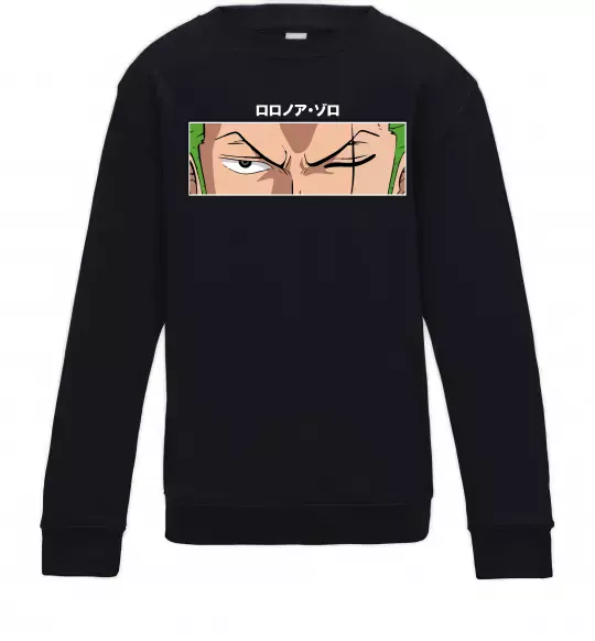 Дитячий світшот Zoro eyes Чорний фото