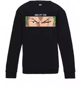 Детский Свитшот Zoro eyes Черный фото