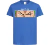 Детская футболка Zoro eyes Ярко-синий фото