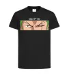 Детская футболка Zoro eyes Черный фото