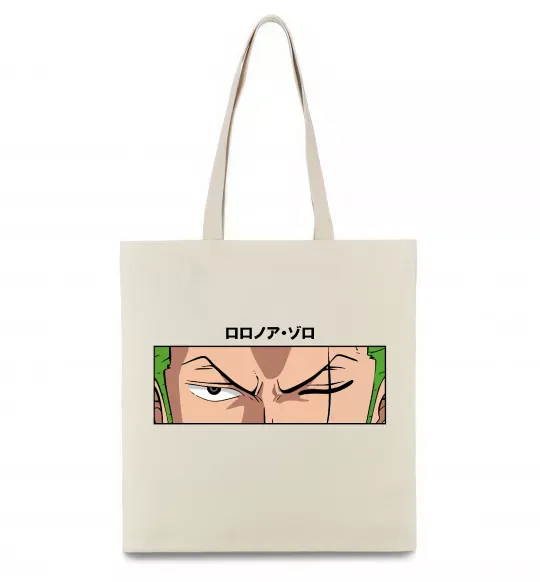 Эко-сумка Zoro eyes Бежевый фото