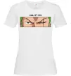 Женская футболка Zoro eyes Белый фото