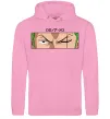 Мужская толстовка (худи) Zoro eyes Розовый фото