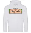 Женская толстовка (худи) Zoro eyes Серый меланж фото