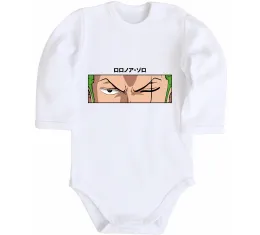 Детский боди Zoro eyes Белый фото