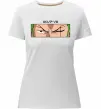 Жіноча преміум футболка Zoro eyes Білий фото
