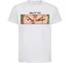 Детская футболка Zoro eyes Белый фото