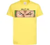 Детская футболка Zoro eyes Лимонный фото