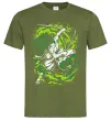 Чоловіча футболка Zoro art Оливковий Чоловіча футболка Zoro art Оливковий фото