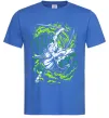 Чоловіча футболка Zoro art Яскраво-синій Чоловіча футболка Zoro art Яскраво-синій фото
