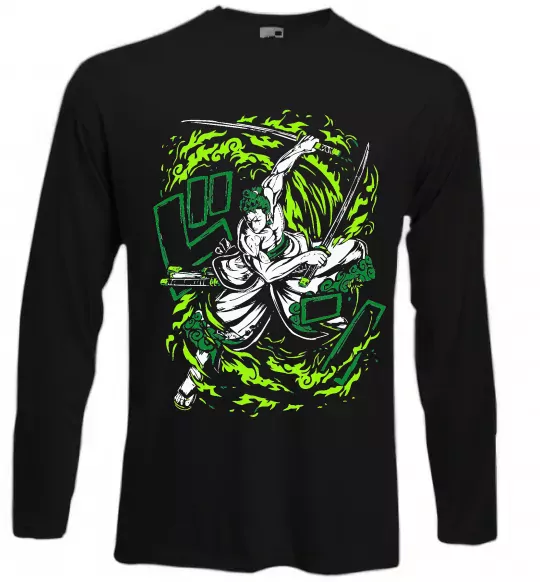 Лонгслів Zoro art Чорний фото