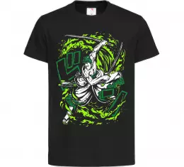 Детская футболка Zoro art Черный фото