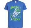 Детская футболка Zoro art Ярко-синий фото