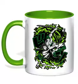 Чашка с цветной ручкой Zoro sakura Нежно розовый фото