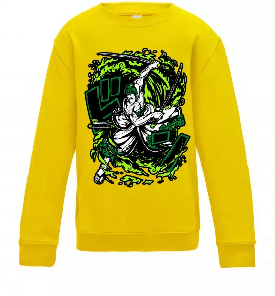 Дитячий світшот Zoro art Сонячно жовтий фото