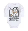 Детский боди Luffy wanted Белый фото