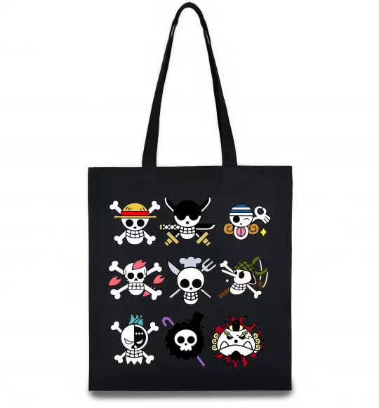 Эко-сумка One piece мітки Черный фото