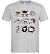 Мужская футболка One piece мітки Серый Мужская футболка One piece мітки Серый фото
